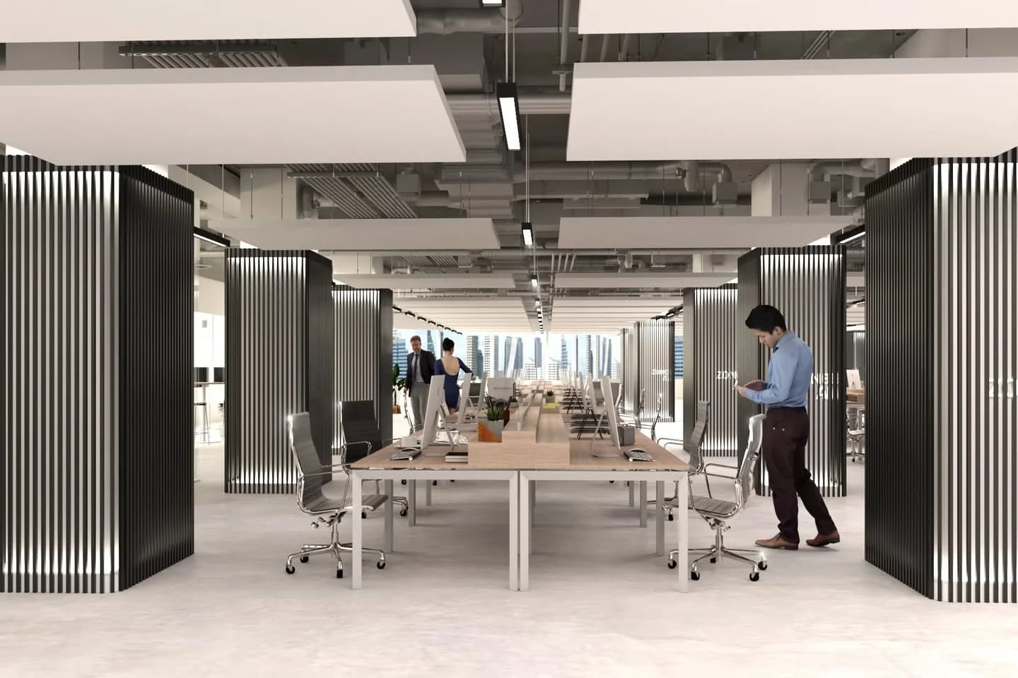 พื้นที่สำนักงานแบบเปิดของ Veigo Tower ภาพที่ 1